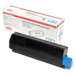 Cyan toner 3000 pages for OKI C 5450