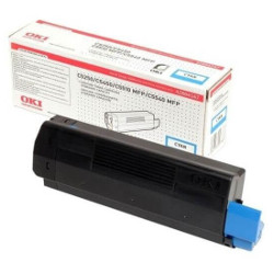 Toner cyan 3000 pages pour OKI C 5540