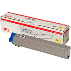 Cartouche toner jaune 15000 pages  pour OKI C 9650