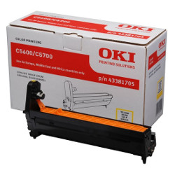 Tambour jaune 20000 pages pour OKI C 5700