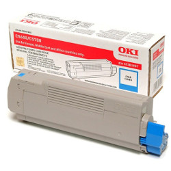 Toner cyan 2000 pages pour OKI C 5600