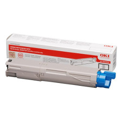 Black toner C9 HC 2500 pages for OKI MC 350