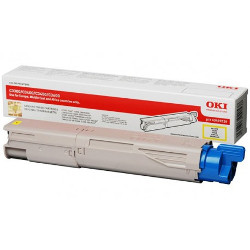 Toner jaune 2500 pages pour OKI C 3450