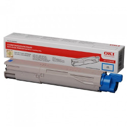 Cyan toner 2500 pages for OKI C 3600