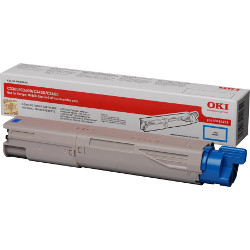 Cyan toner 1500 pages for OKI C 3400