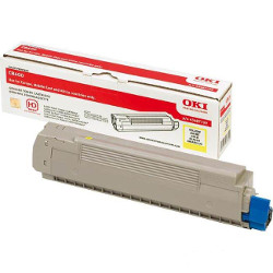 Toner jaune 6000 pages pour OKI C 8800