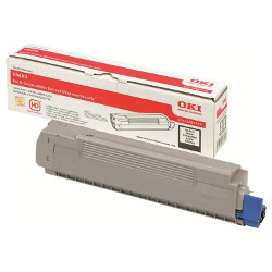 Black toner 6000 pages for OKI C 8600