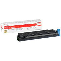 Black toner 3000 pages for OKI B 4600