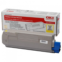 Yellow toner C11 6000 pages for OKI C 5950