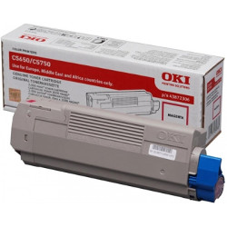 Magenta toner 2000 pages for OKI C 5650