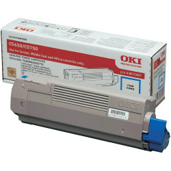 Toner cyan 2000 pages pour OKI C 5650