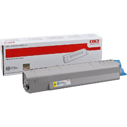 Cartouche toner jaune 7300 pages pour OKI MC 800