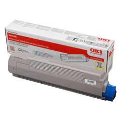 Toner jaune 10000 pages pour OKI MC 860