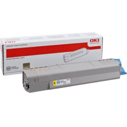 Cartouche toner jaune 10000 pages  pour OKI MC 800