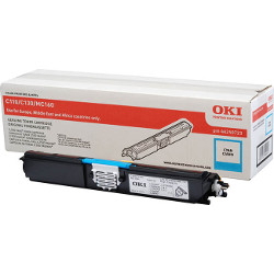 Cartouche toner cyan 2500 pages  pour OKI C 130