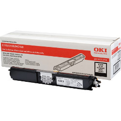 Black toner cartridge 2500 pages  for OKI C 110