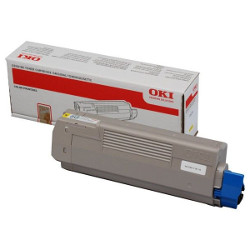 Toner cartridge yellow 6000 pages  for OKI C 610