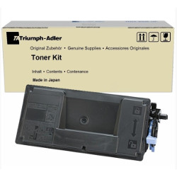 Black toner cartridge 12500 pages for TRIUMPH-ADLER P 4030 DN
