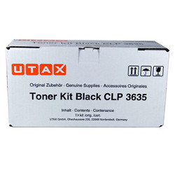 Black toner cartridge 16000 pages for UTAX CLP 3635