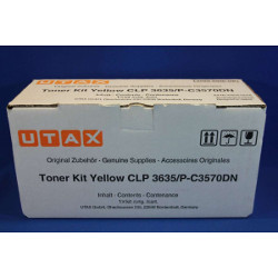 Cartouche toner jaune 12000 pages pour UTAX CLP 3635