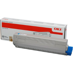 Cartouche toner cyan 10000 pages  pour OKI C 831