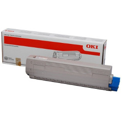 Black toner cartridge 7000 pages  for OKI C 822