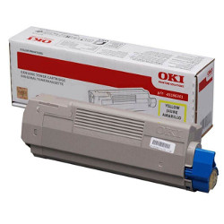 Cartouche toner jaune 6000 pages  pour OKI MC 780