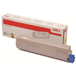 Toner cartridge yellow 7300 pages for OKI MC 873