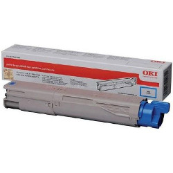 Cartouche toner cyan 7300 pages pour OKI MC 853