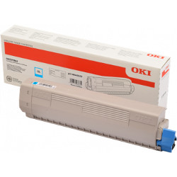 Cartouche toner cyan 10.000 pages pour OKI C 833