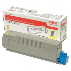 Cartouche toner jaune 7000 pages pour OKI C 843