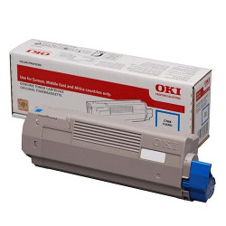 Cartouche toner cyan 7000 pages pour OKI C 843