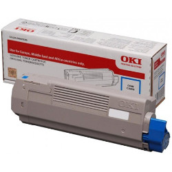 Cartouche toner cyan 1500 pages pour OKI MC 573