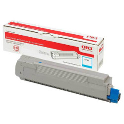 Toner cartridge cyan HC 6000 pages for OKI MC 563