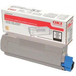 Black toner cartridge HC 7000 pages for OKI C 542