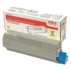 Toner cartridge yellow 6000 pages for OKI C 612