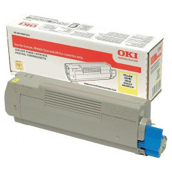 Toner cartridge yellow HC 3000 pages for OKI C 300