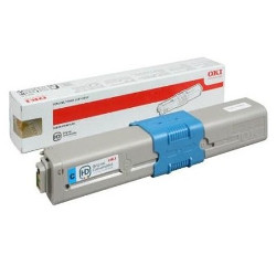 Cartouche toner cyan 1500 pages pour OKI C 300