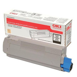 Black toner cartridge 1500 pages for OKI C 332