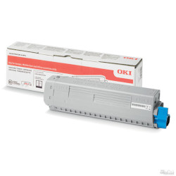 Black toner cartridge 5000 pages for OKI C 844