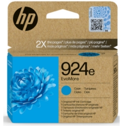 Cartouche d'encre cyan d'origine HP n°924e pour HP Officejet Pro 8132e