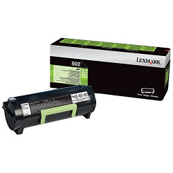 Black toner cartridge BLK502 1500 pages for LEXMARK MS 510