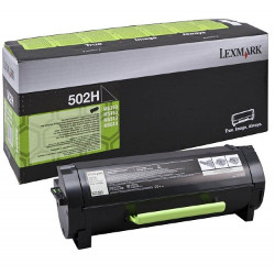 Cartouche toner noir BLK502H 5000 pages pour LEXMARK MS 410