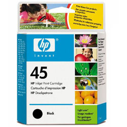 Cartouche N°45 noire 42 ml pour HP Deskjet 870Cxi