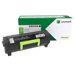 Black toner cartridge 2500 pages for LEXMARK MS 617