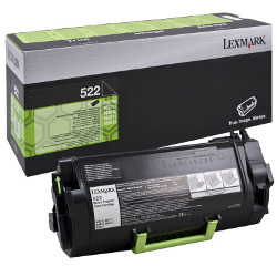 Cartridge N°522 black toner 6000 pages for LEXMARK MS 811