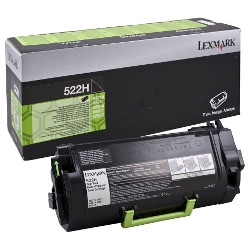 Cartridge N°522H black toner 25000 pages for LEXMARK MS 812