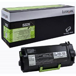Cartridge N°522X black toner 45000 pages for LEXMARK MS 812