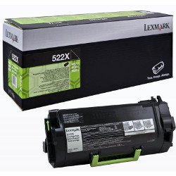 Cartouche N°522X toner noir 45000 pages pour LEXMARK MS 812