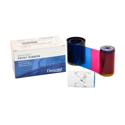 Ruban couleur et monochrome 300 cartes YMCKT-KT pour DATACARD SD 360